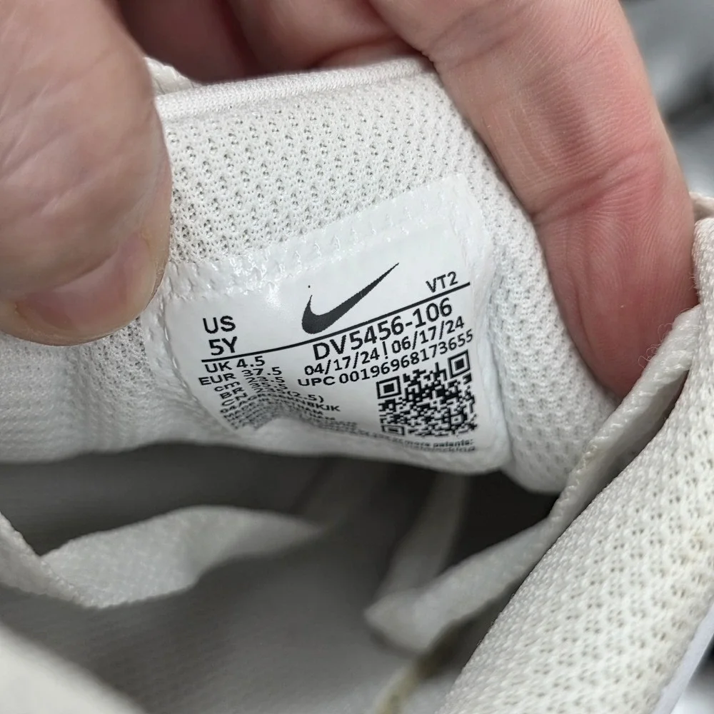 Nike Court Borough Low Recraft (GS) Kids White Sneakers 5Y DV5456-106